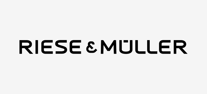 riese und mueller logo in schwarzer schrift